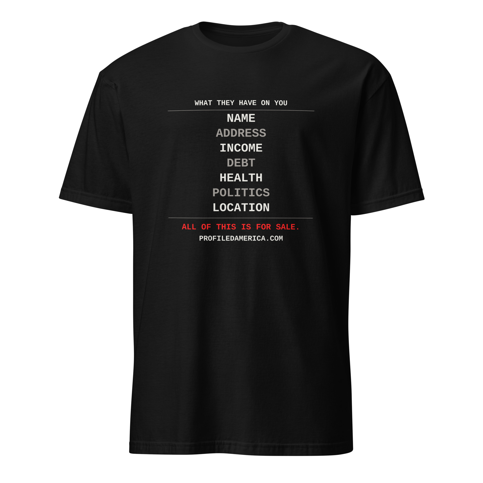 What They Have On You Tee